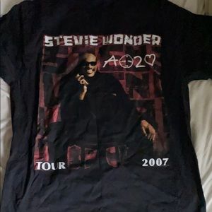 2007 stevie wonder tour tee